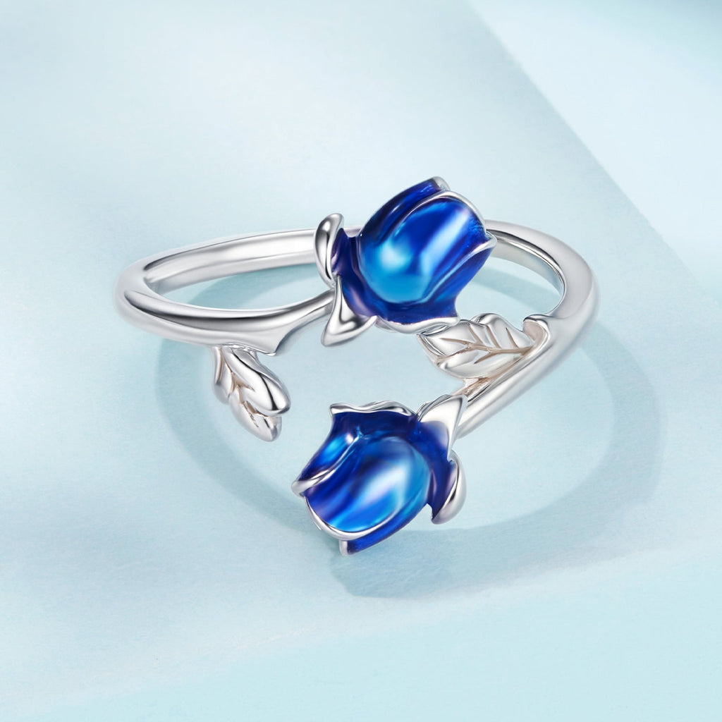 925 Sterling Silver Enamel 0.15cm Ring for Women