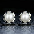 925 Sterling Silver Quality Shell Pearl Earrings for Women