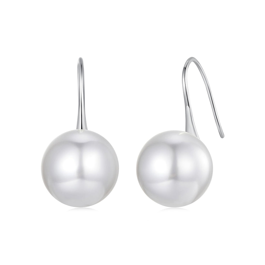 925 Sterling Silver Earrings with Quality Shell Pearl
