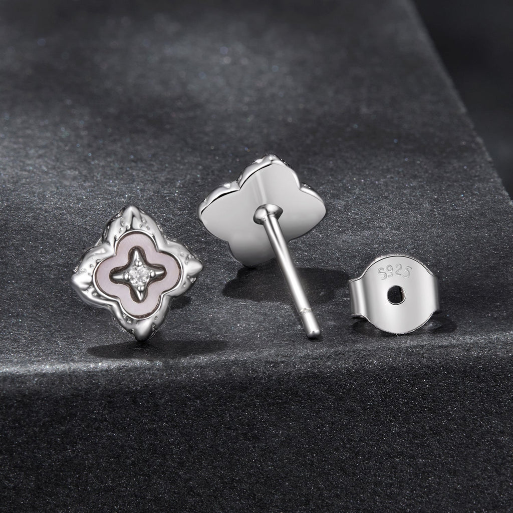 925 Sterling Silver Moissanite 0.8cm Earrings for Women