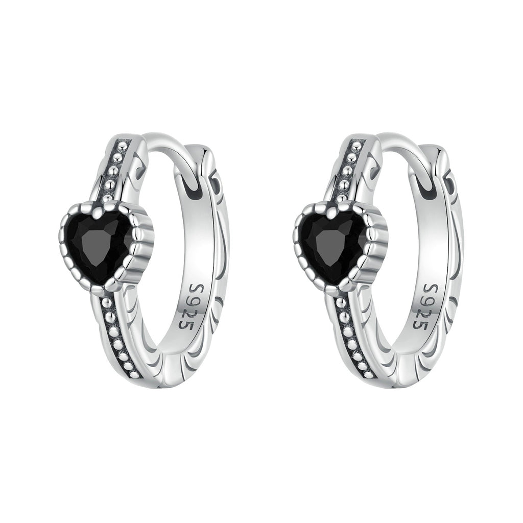925 Sterling Silver Earrings with Pavé Setting CZ