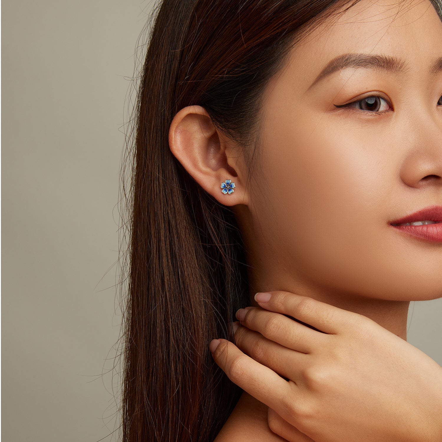 925 Sterling Silver Enamel Earrings for Women