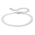 925 Sterling Silver Plated White Gold Bracelet for Unisex