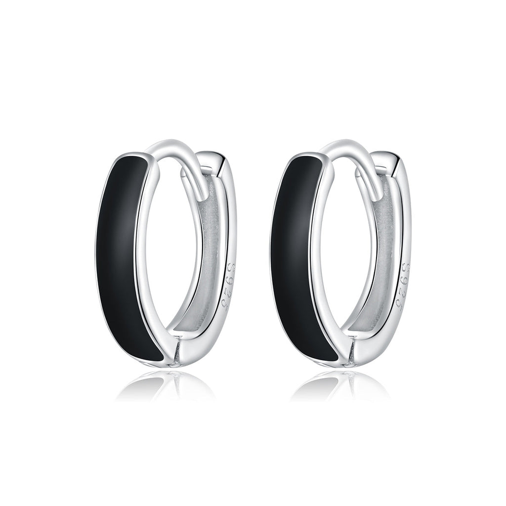 925 Sterling Silver Enamel Plated Earrings
