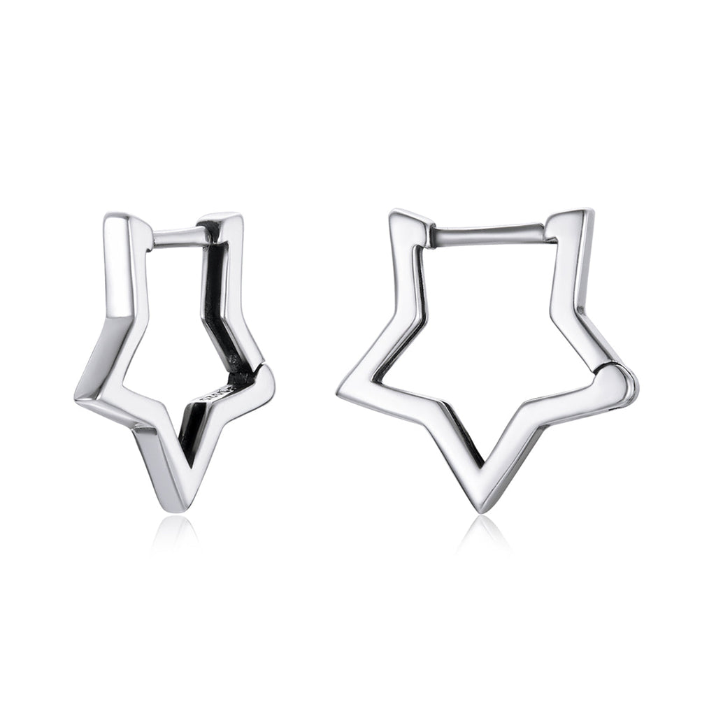 925 Sterling Silver Earrings 1.5cm x 1.7cm for Women