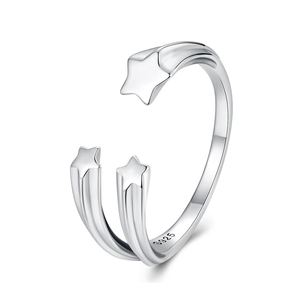 925 Sterling Silver Ring with Oxidized Finish - Width 0.15-0.8cm for Women
