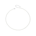 925 Sterling Silver White Gold Plated Necklace with Quality Shell Pearl for Women
