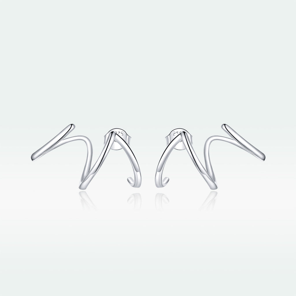 925 Sterling Silver Oxidized Earrings for Women