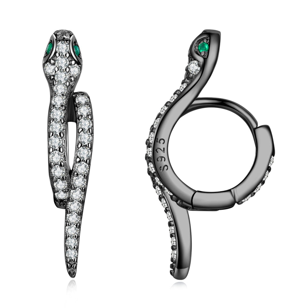 S925 Sterling Silver Pavé Setting CZ Earrings for Women