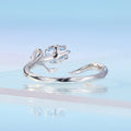 925 Sterling Silver 1.9mm Synthetic Spinel Ring for Women