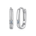 925 Sterling Silver Moissanite 0.16 ct Stud Earrings for Women