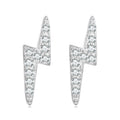 925 Sterling Silver Earrings with Pavé Setting CZ for Women