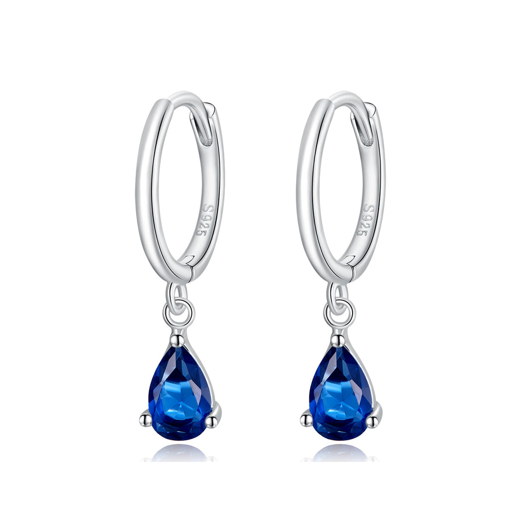 925 Sterling Silver Earrings with Pavé Setting CZ