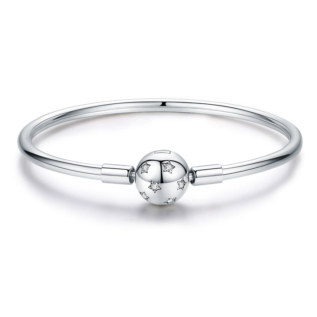 925 Sterling Silver Adjustable Bracelet Style Nan Size 17cm for Men