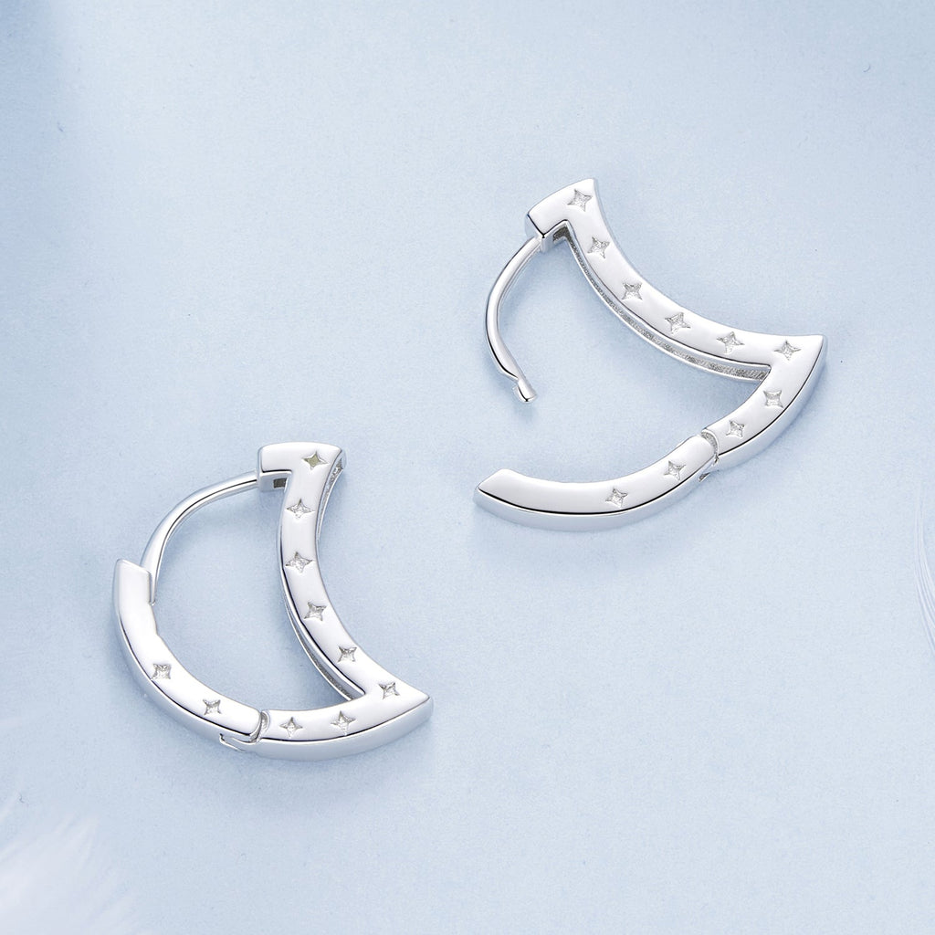 925 Sterling Silver Pave Setting CZ White Gold Plated Earrings for Women