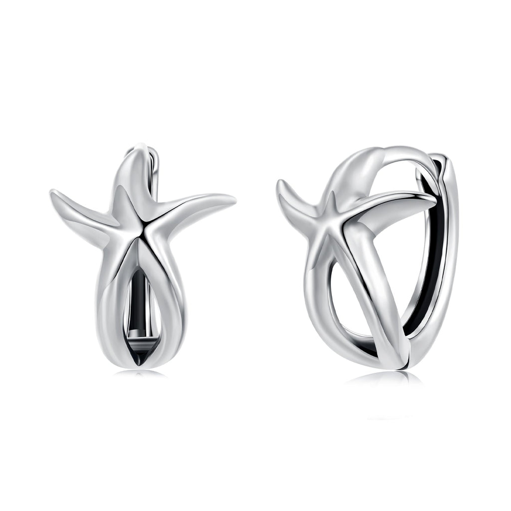 925 Sterling Silver Oxidized Silver Earrings 1.2*1.5cm for Women