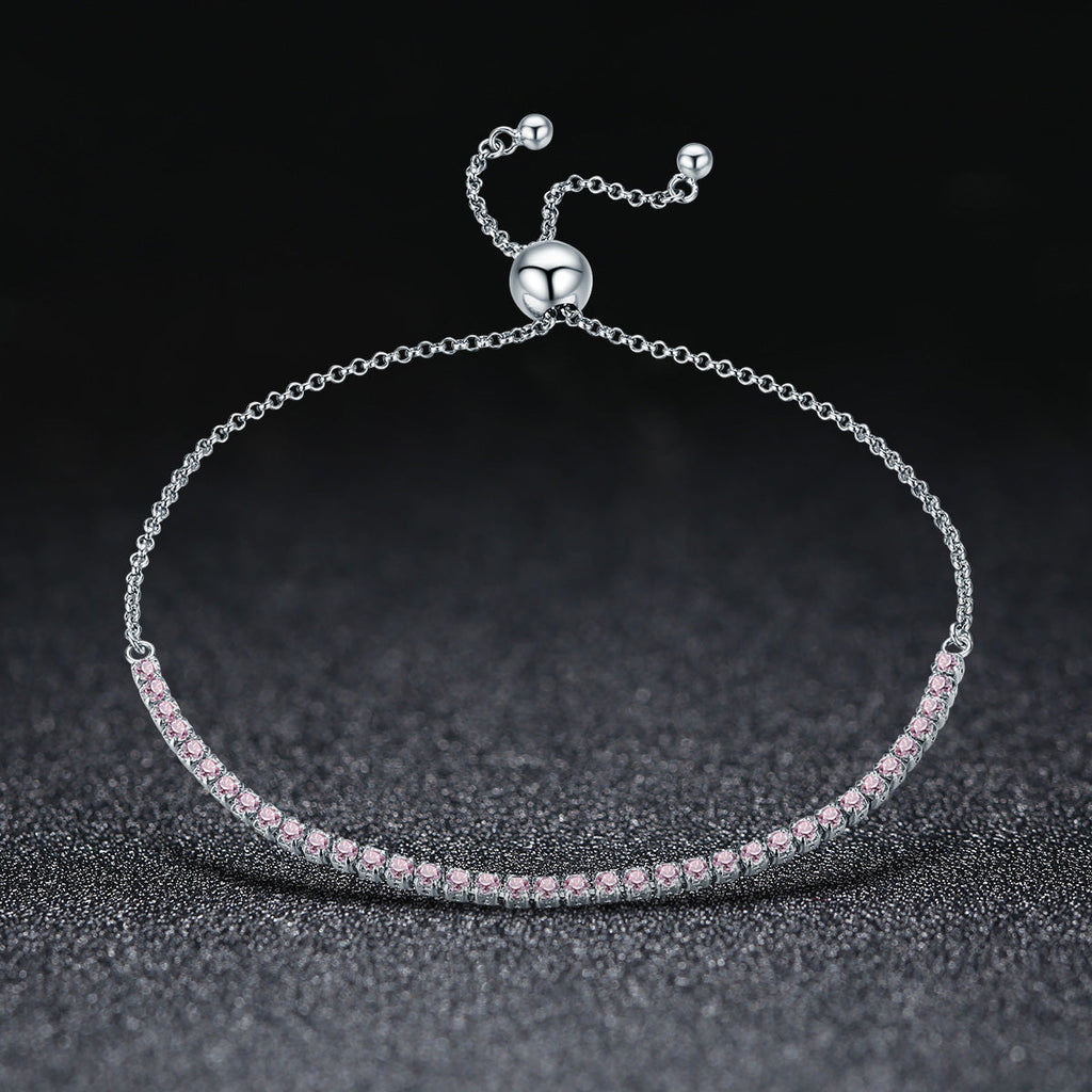 925 Sterling Silver Bracelet 27cm for Women