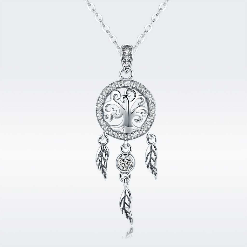 925 Sterling Silver Necklace 36-45cm with Pendant for Women