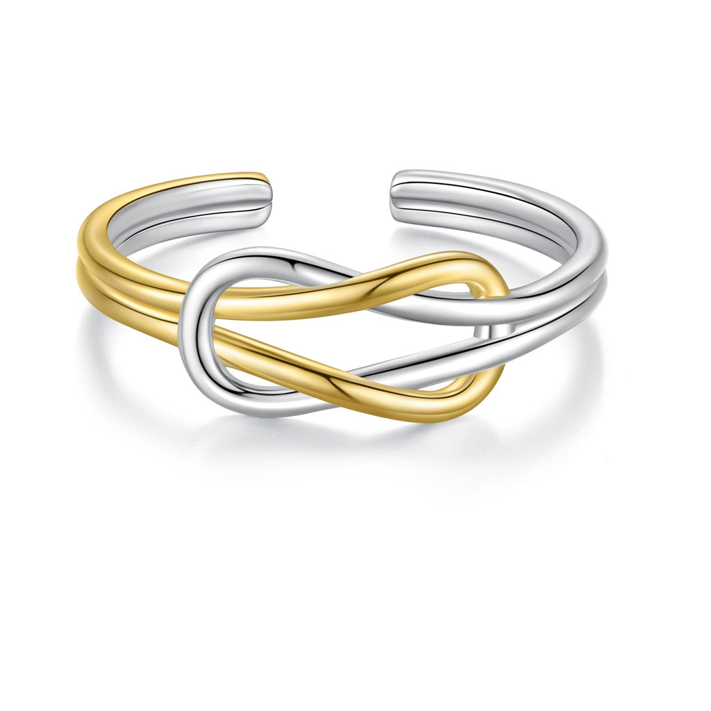 925 Sterling Silver Plated White Gold Ring for Women