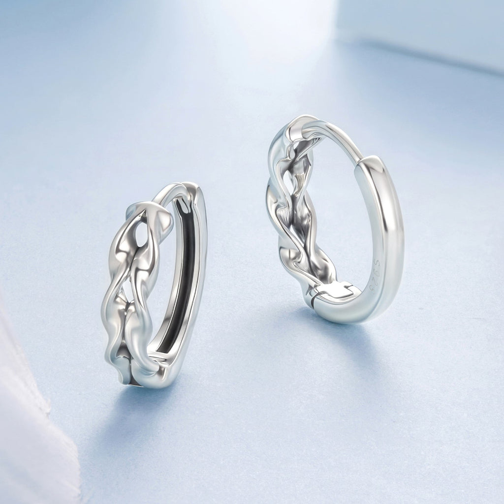 925 Sterling Silver Earrings for Women with Oxidized Finish