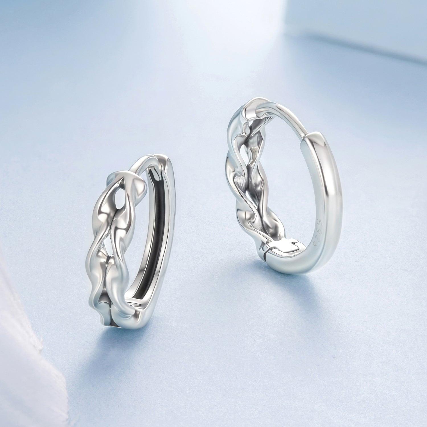 925 Sterling Silver Earrings for Women with Oxidized Finish