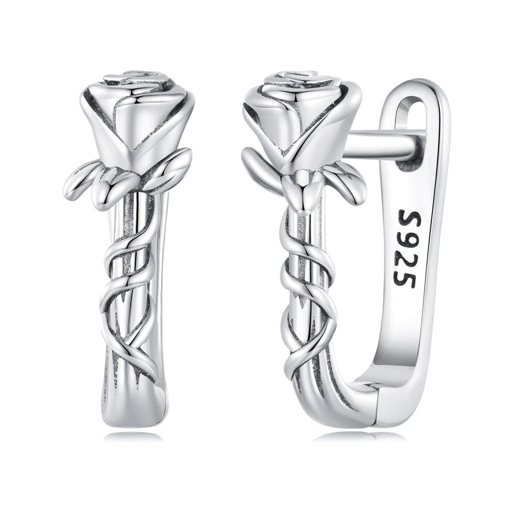 925 Sterling Silver Earrings with Oxidized Finish for Women