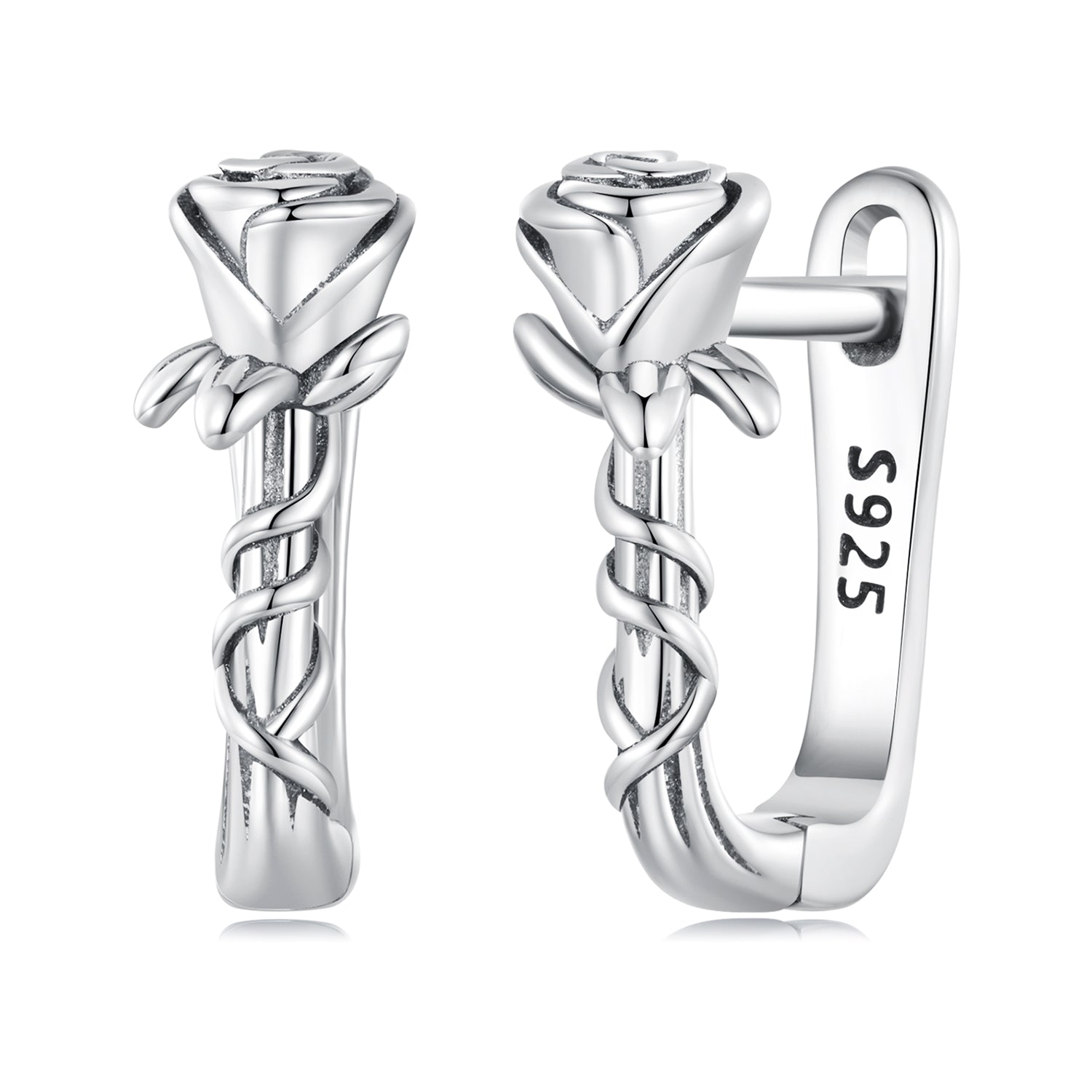 925 Sterling Silver Earrings with Oxidized Finish for Women