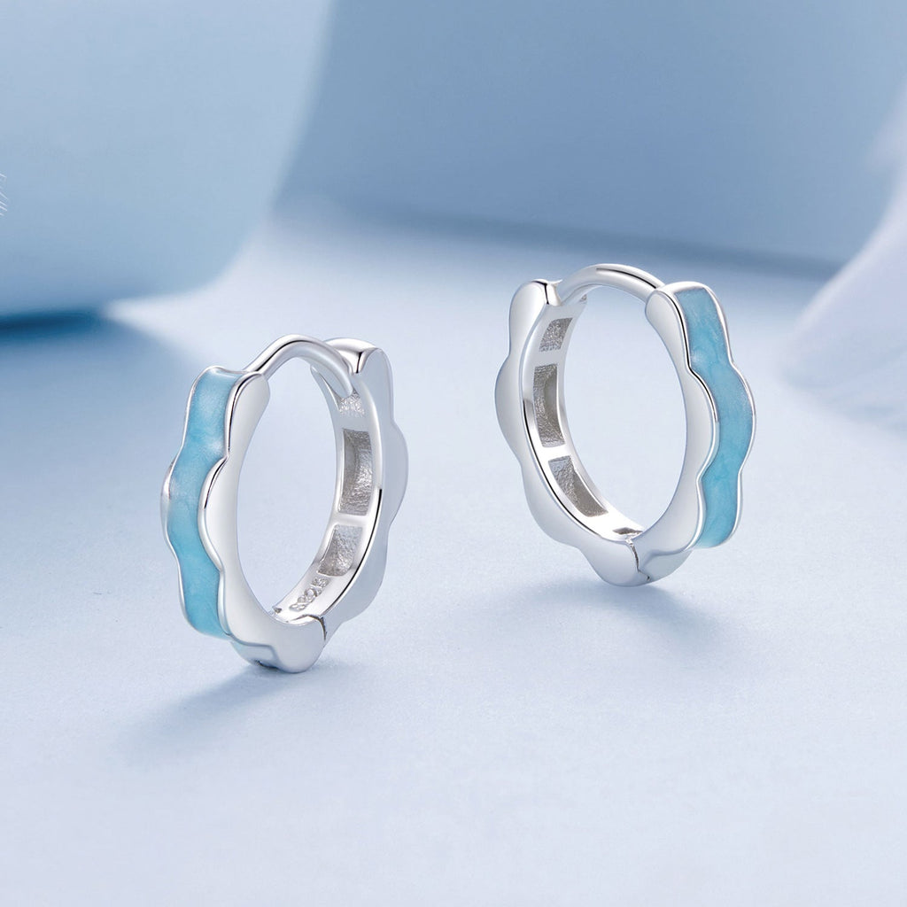925 Sterling Silver Enamel Plated Earrings for Women
