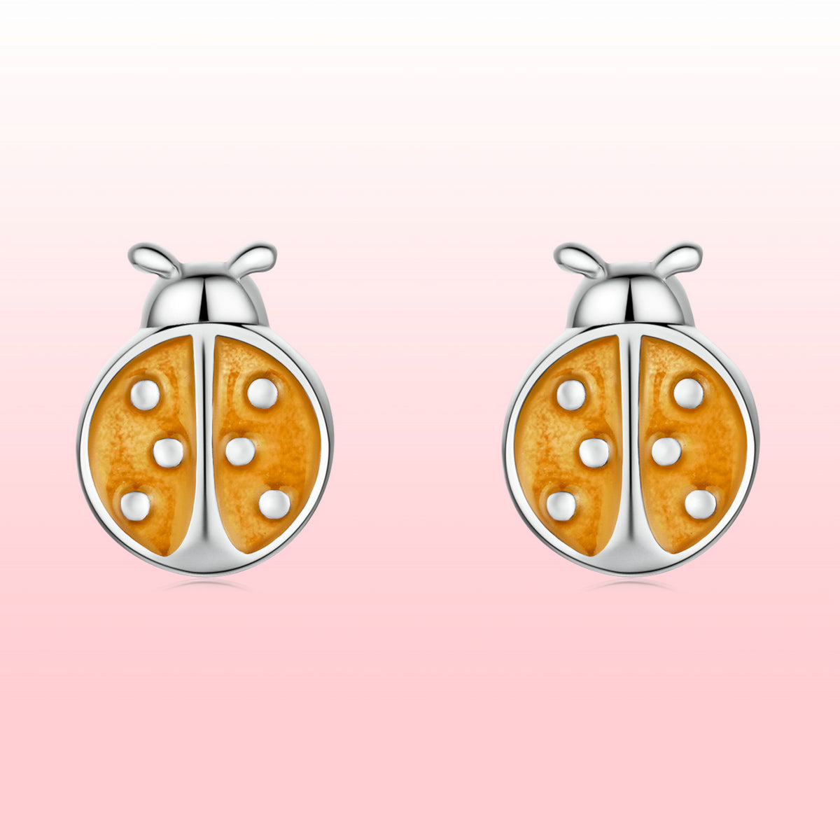 S925 Sterling Silver Enamel Earrings for Women