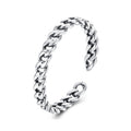 925 Sterling Silver Oxidized Silver Ring for Women
