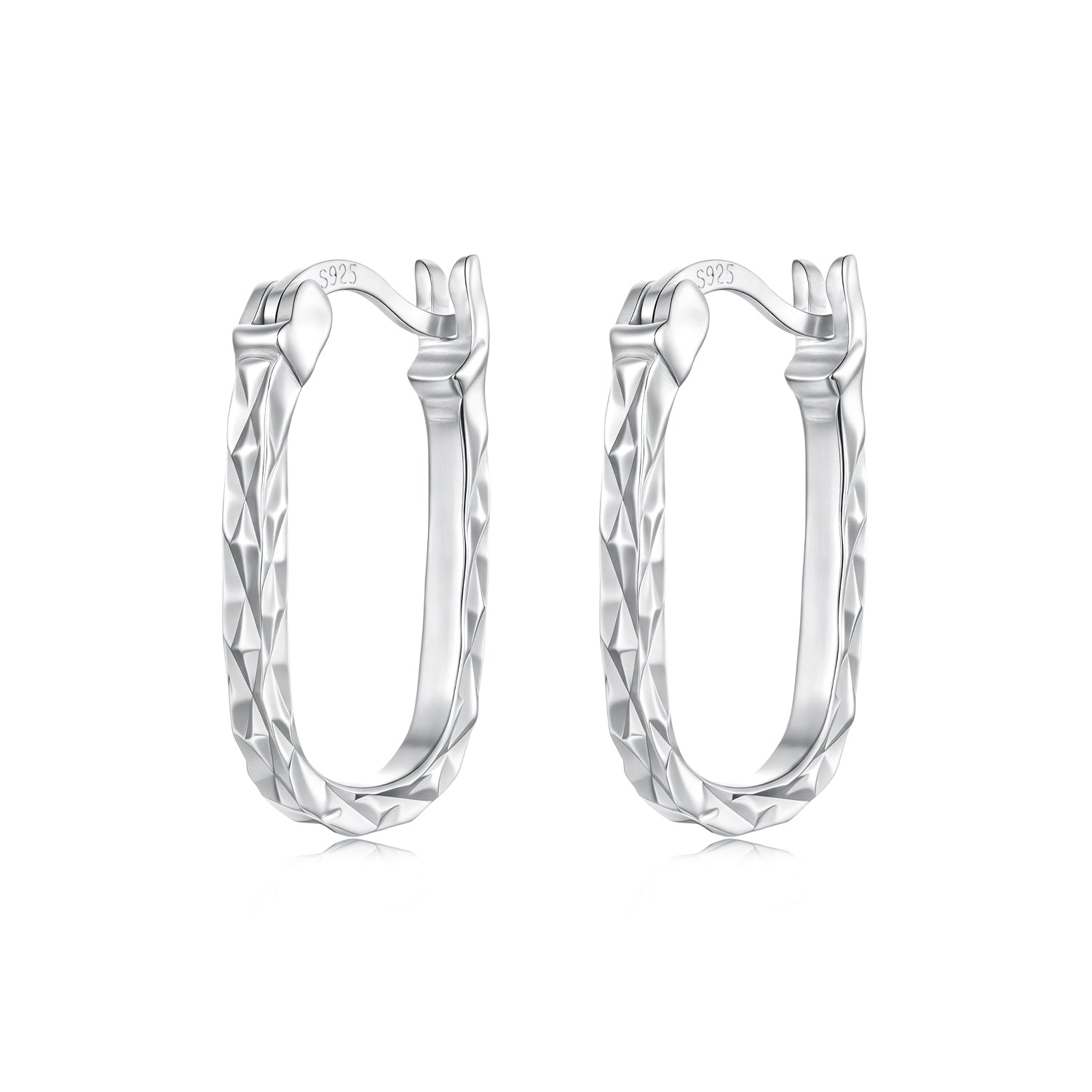 925 Sterling Silver Hoop Earrings for Women