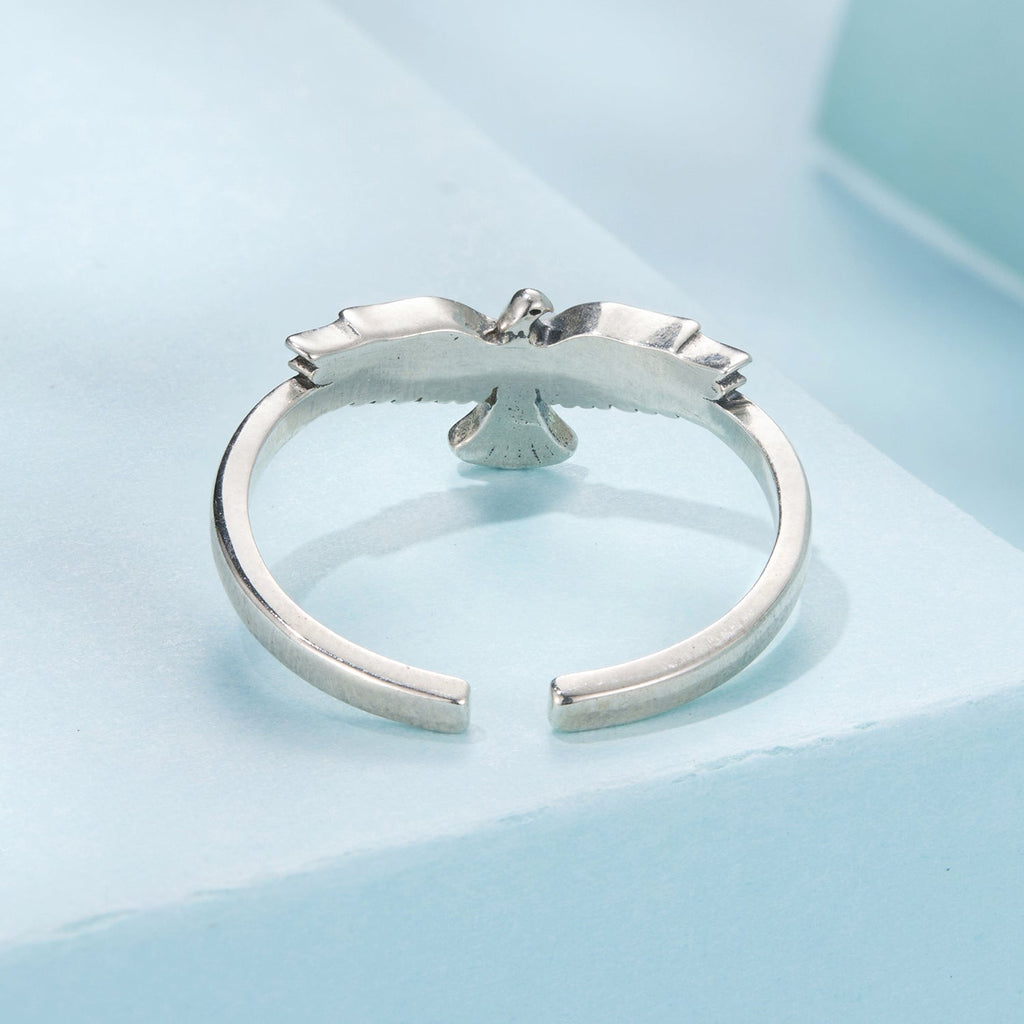 925 Sterling Silver Oxidized Ring for Men