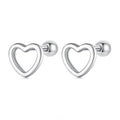 S925 Sterling Silver Earrings 0.6cm for Women