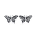 925 Sterling Silver Oxidized Earrings