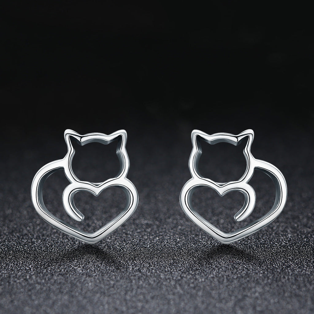 925 Sterling Silver Oxidized Earrings