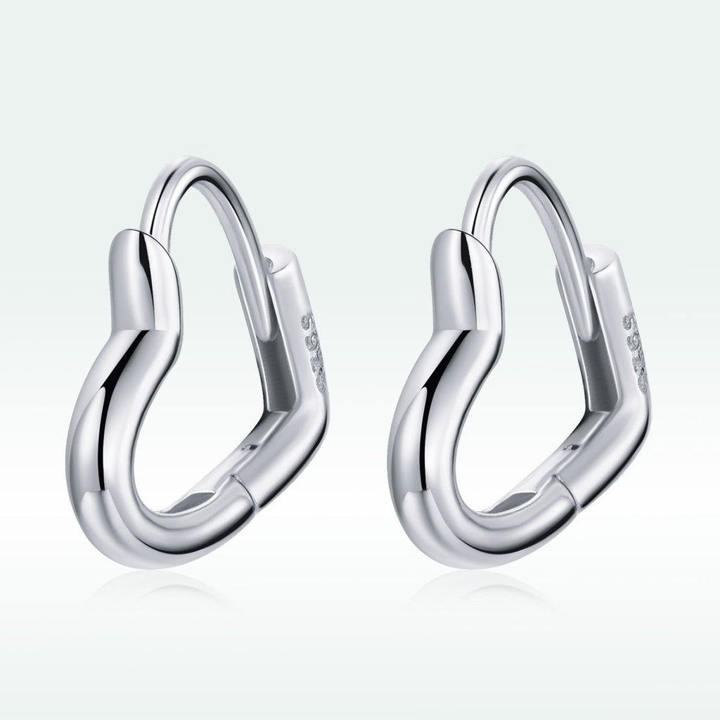 925 Sterling Silver & Platinum Earrings for Women