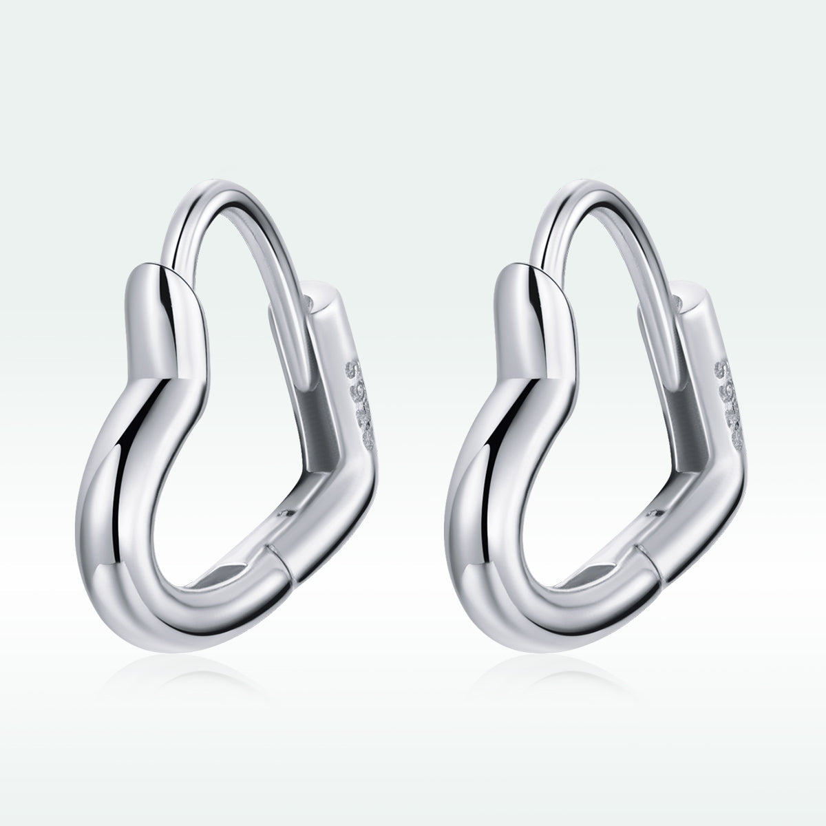 925 Sterling Silver & Platinum Earrings for Women