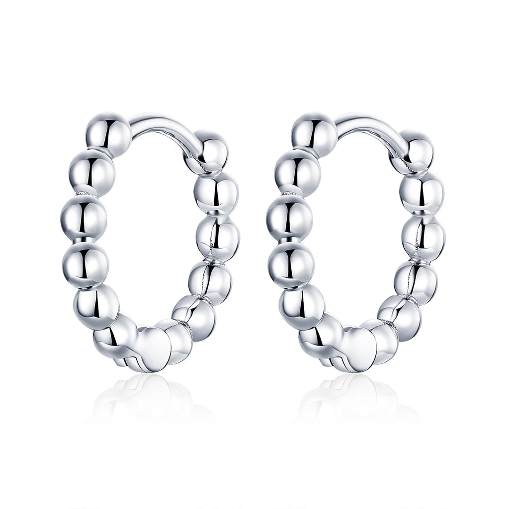 925 Sterling Silver Plated Platinum Earrings for Women