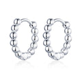 925 Sterling Silver Plated Platinum Earrings for Women