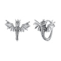 925 Sterling Silver Oxidized Silver Earrings for Women