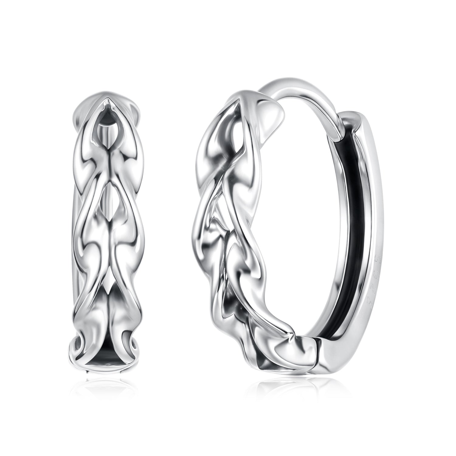 925 Sterling Silver Earrings for Women with Oxidized Finish