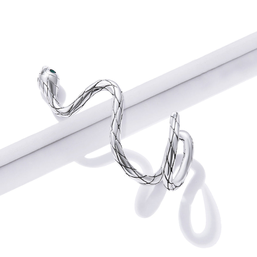 925 Sterling Silver Oxidized 2.5x1.9 cm Pavé Setting CZ Earrings for Women