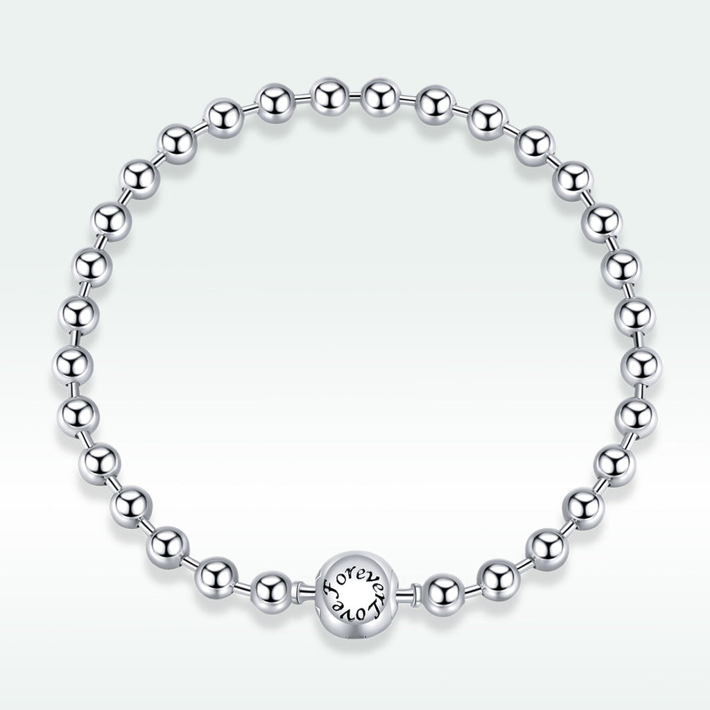 925 Sterling Silver Bracelet 17cm Oxidized & Platinum Plated for Women