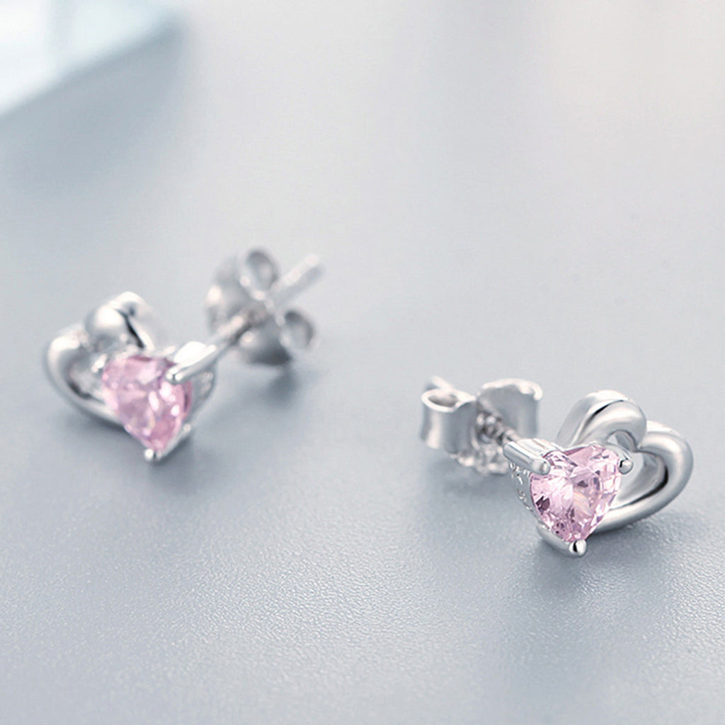 925 Sterling Silver Earrings with Pavé Setting CZ for Women