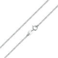 925 Sterling Silver S925+Plated Platinum Necklace 45cm for Women