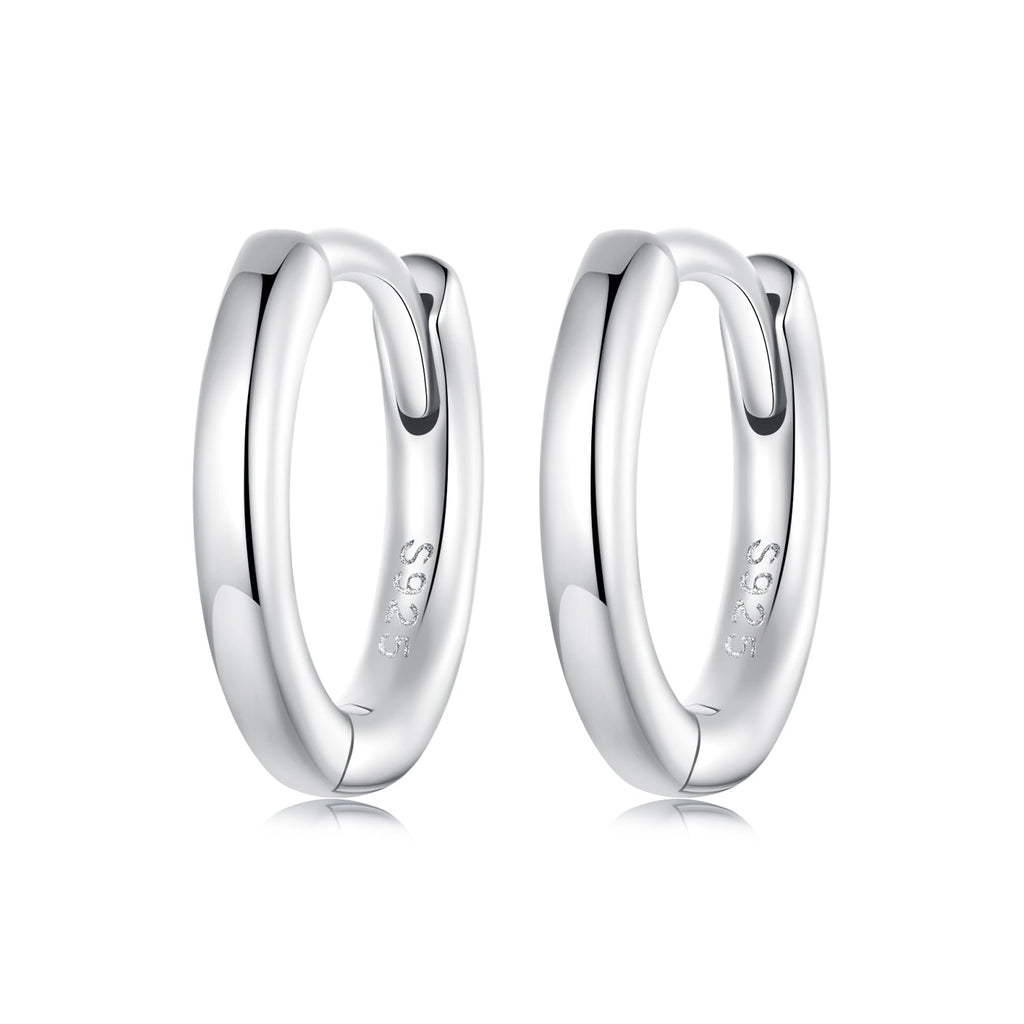 925 Sterling Silver & White Gold Plated Earrings for Women
