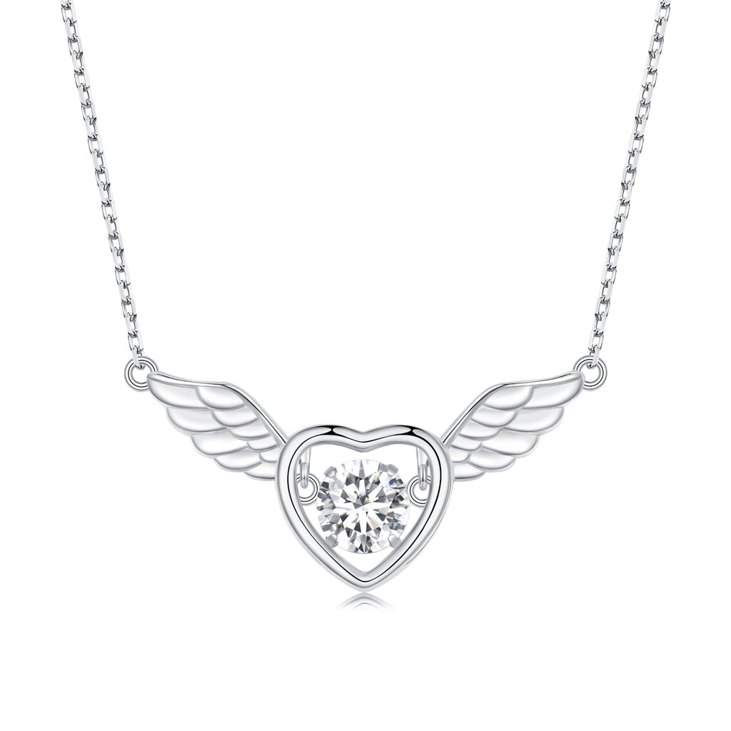 925 Sterling Silver Adjustable Necklace with Zircon and CZ for Women