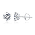 925 Sterling Silver Moissanite Earrings for Women