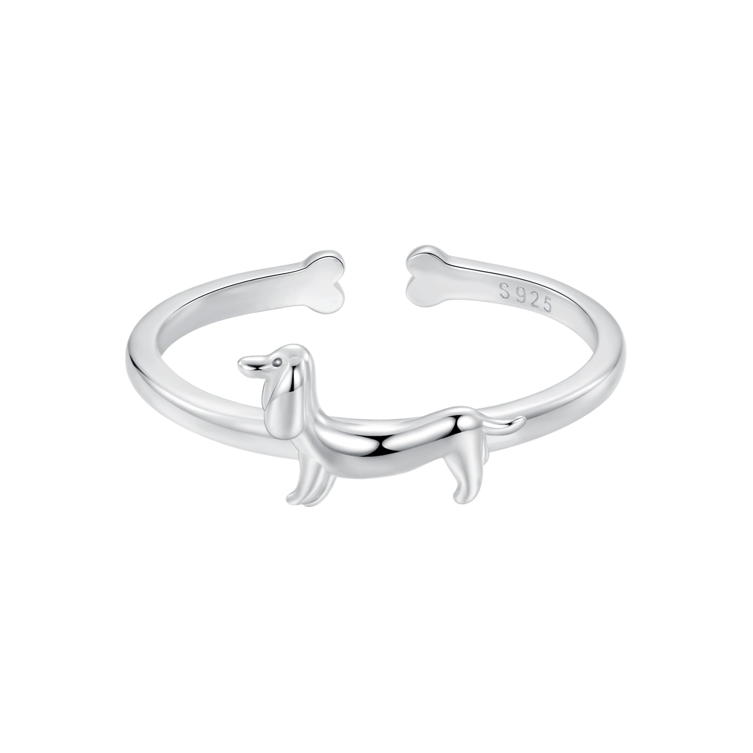 925 Sterling Silver Oxidized Silver 1.6mm Ring for Women