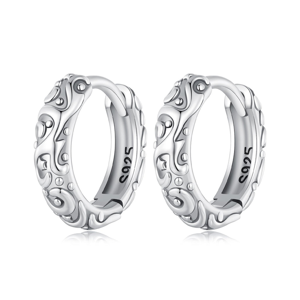 925 Sterling Silver Oxidized Earrings for Women
